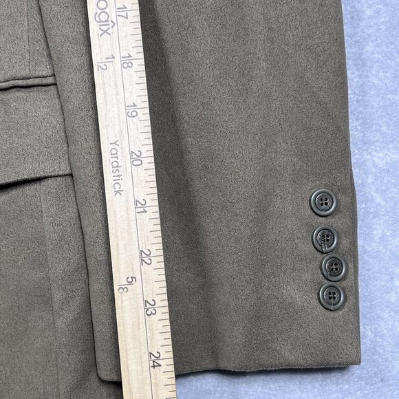Andrew Fezza Blazer Mens Size 44R Brown Sport Coat Two Button Blazer Jacket - Picture 10 of 13